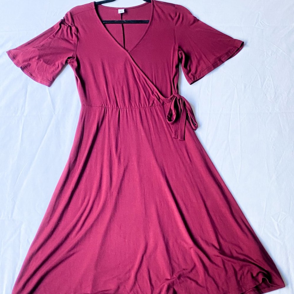 Maroon Dress - Old Navy - SMALL